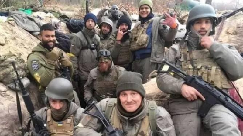 Voluntarios extranjeros de la Legión Internacional de Defensa Territorial de Ucrania