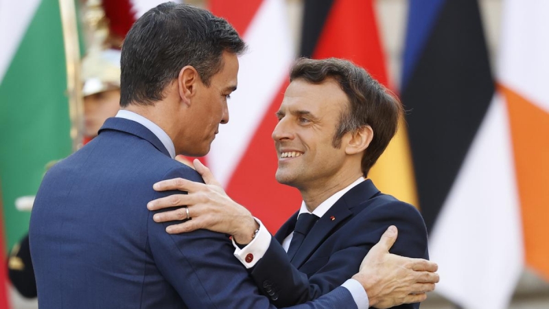 macron y Sánchez