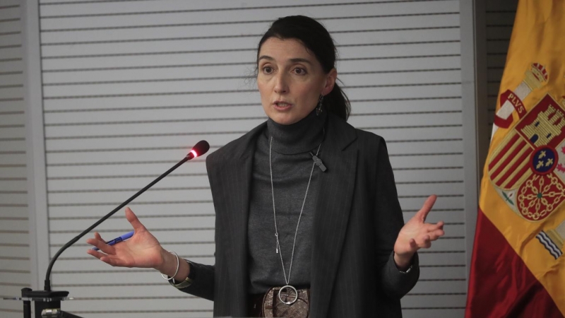 11/03/2022 La ministra de Justicia, Pilar Llop, comparece ante los medios tras su visita al Centro de Innovación Tecnológica