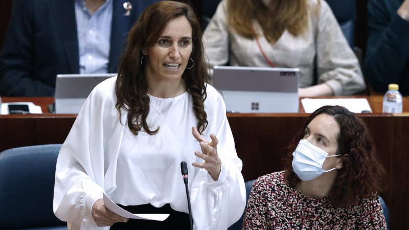 (17/03/2022) Mónica García (Más Madrid) interviene este jueves en la asamblea autonómica.