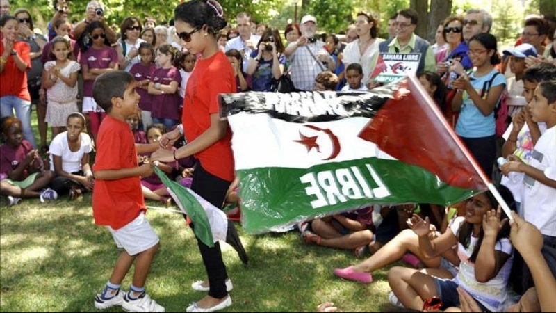 Imagen de archivo de niños y niñas saharauis en España pertenecientes al programa Vacaciones en Paz, que se lleva desarrollando durante décadas.