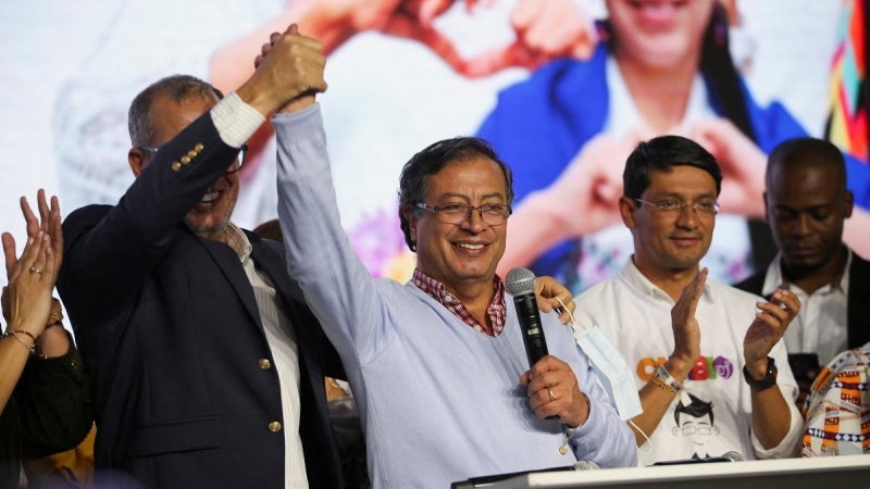 13/03/2022 Gustavo Petro celebra en Bogotá la victoria del Pacto Histórico en las elecciones de Colombia