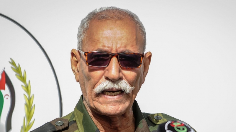 El líder del Frente Polisario, Brahim Ghali. Archivo.