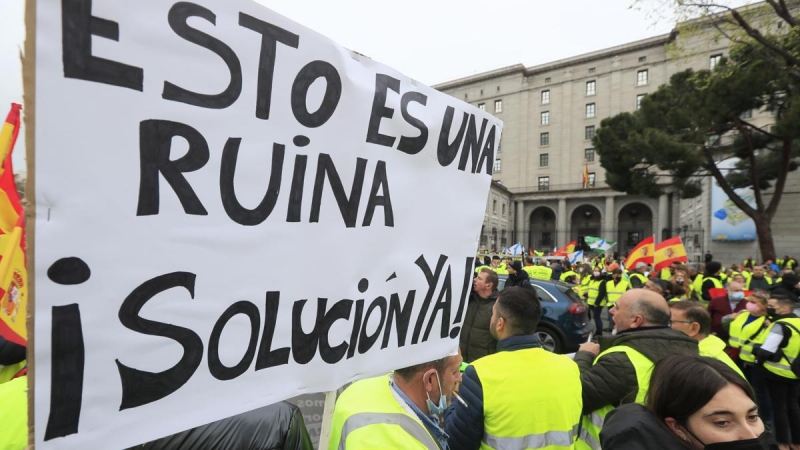 Manifestación transportistas