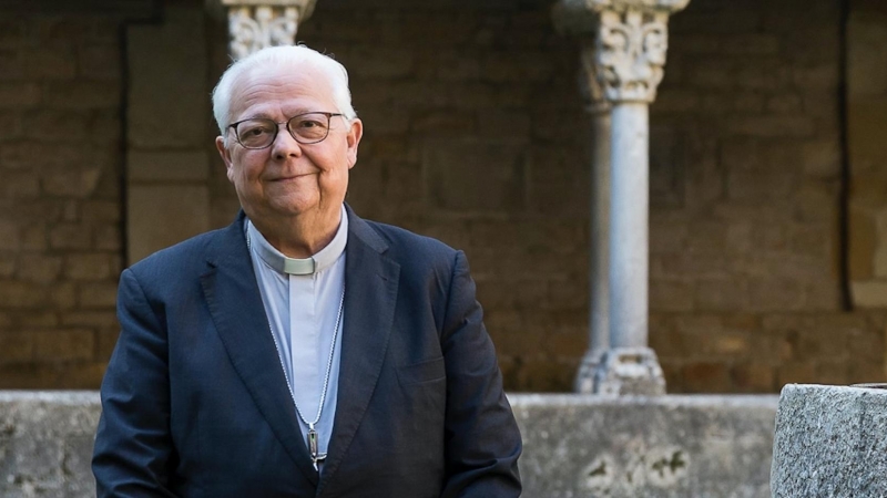 El bisbe de Girona, Francesc Pardo, que ha mort als 75 anys.