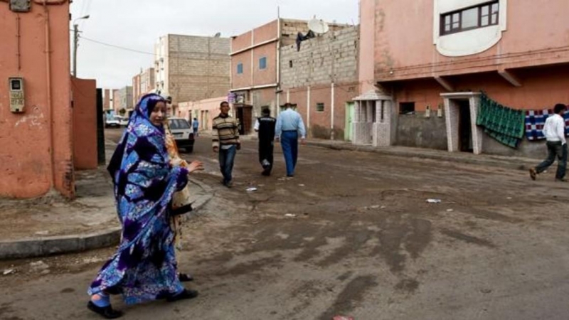 Imagen de archivo de una calle de El Aaiún, capital del Sáhara Occidental.