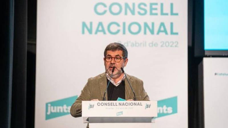 Jordi Sànchez durant el Congrés Nacional de Junts celebrat aquest dissabte.