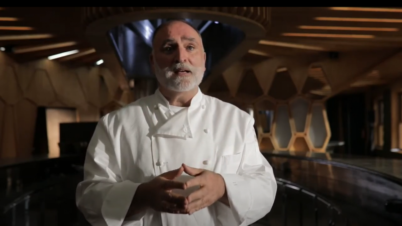 05/04/2022-El chef José Andrés en un fotograma del vídeo de presentación de la campaña 'El país más rico del mundo'