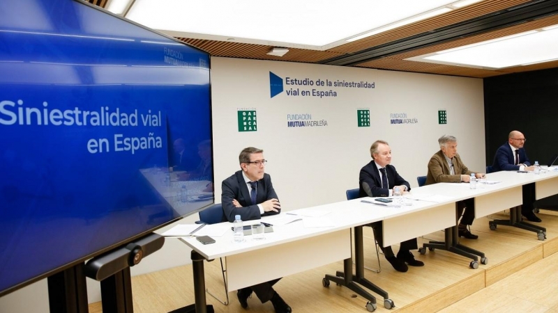 Imagen de la presentación del estudio sobre siniestralidad vial en España de la Fundación Mutua Madrileña y la Fundación Gaspar Casal.