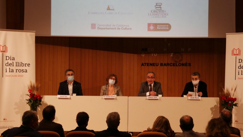 06/04/2022 - La presentació del Sant Jordi d'aquest 2022, que s'ha fet a l'Ateneu Barcelonès.