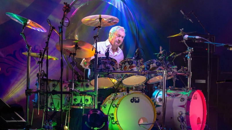 (1/04/2019) Nick Mason, de Pink Floyd, durante una actuación en Estados Unidos en 2019 (Archivo).