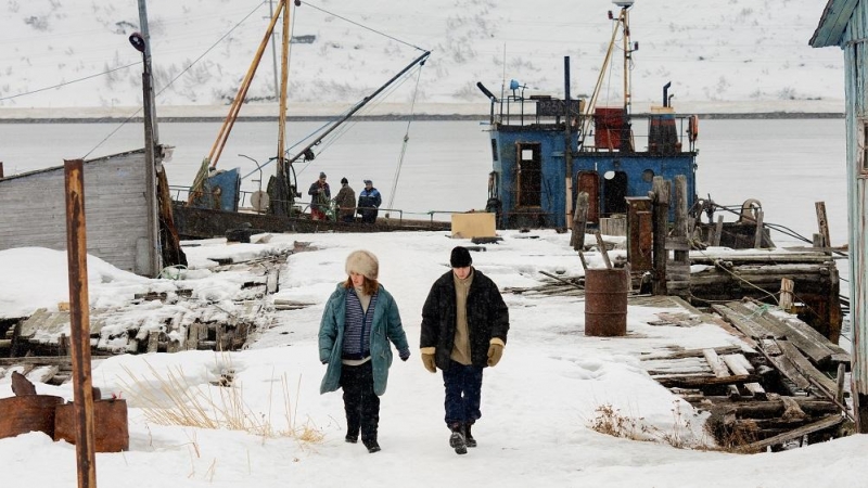11/04/2022. En el puerto de Murmansk en el Círculo Polar Ártico