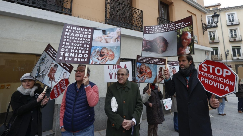 (6/4/2022) Manifestación provida en Madrid el pasado miércoles 6 de abril.