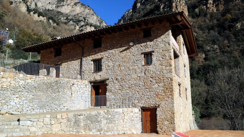 Una casa rural de Cercs, al Berguedà.