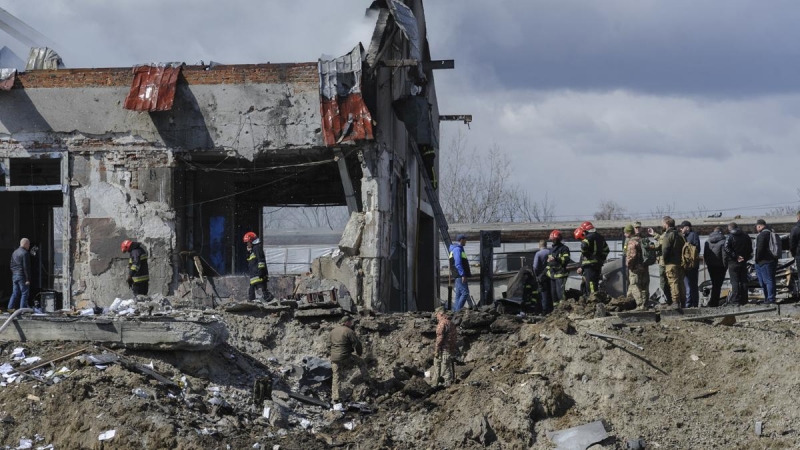 Bombardeo ruso leópolis