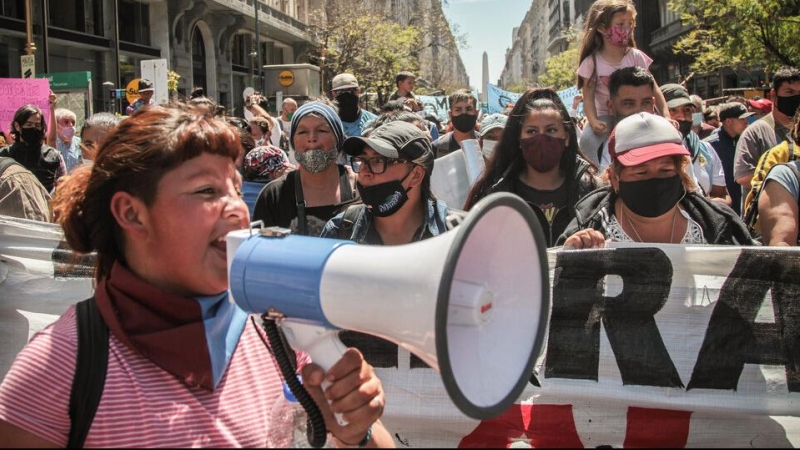 Protesta en Buenos Aires