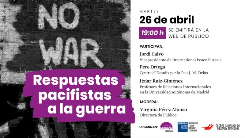 Cartel del debate organizado por Espacio Público.