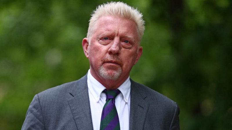 El extenista Boris Becker a su llegada al Tribunal de Southwark en Londres el 29 de abril de 2022.