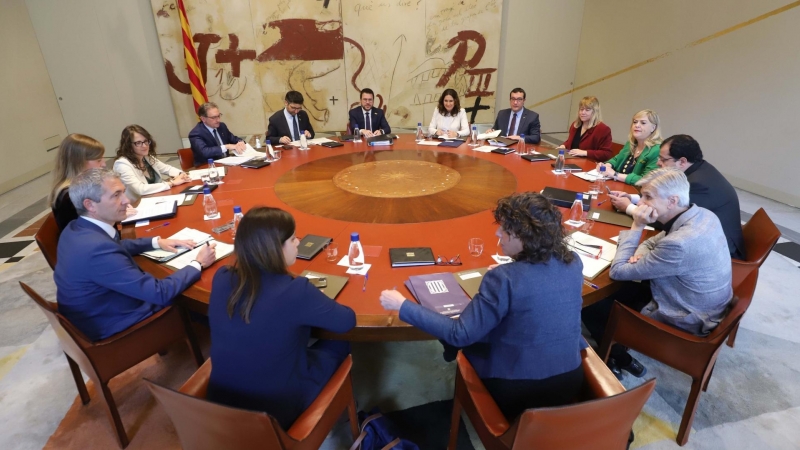 10/05/2022 - El consell executiu de la Generalitat d'aquest dimarts.