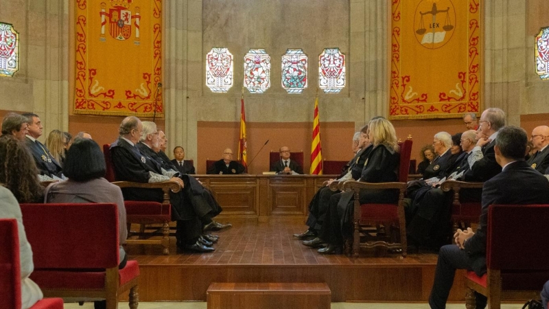 (11/1/2019) El presidente del TSJC preside en enero de 2019 la jura de nuevos jueces que ejercerán en Catalunya. (Archivo).