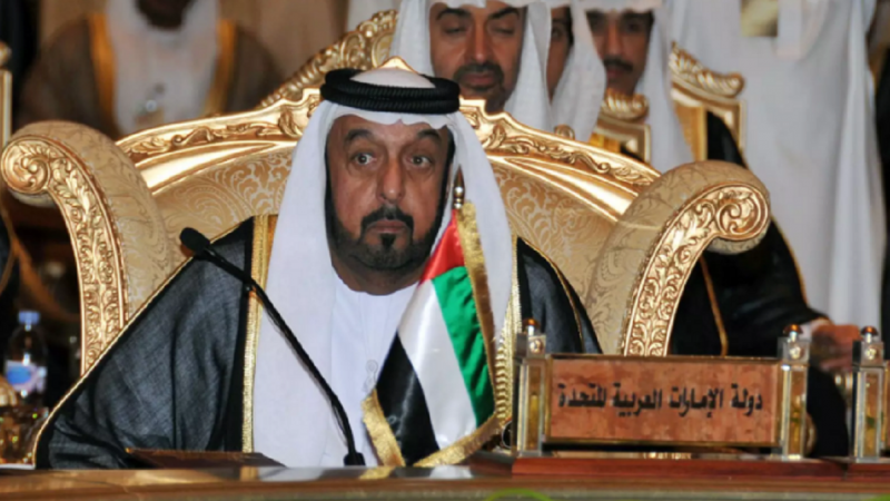 El emir de Abu Dabi y presidente de Emiratos Árabes Unidos (EAU), Jalifa bin Zayed al Nahyan, en una imagen de archivo