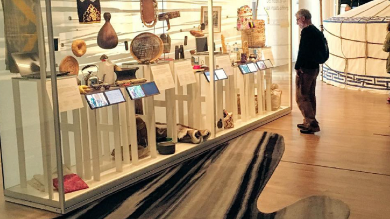 Una de las salas del Museo del Hombre, situado en París (Francia)