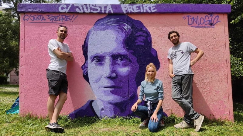 Mural de Justa Freire