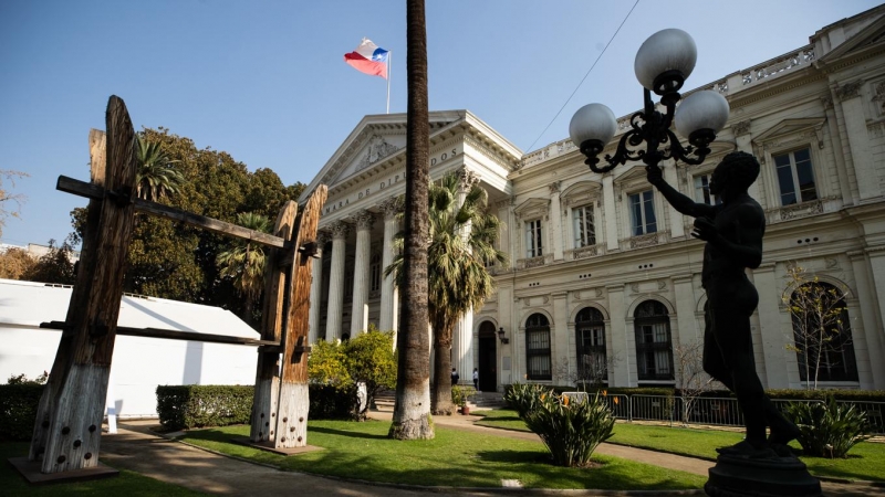 La sede de la Convención Constitucional, organismo encargado de la redacción de la nueva Constitución de Chile