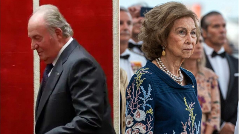 El rey Juan Carlos I y la reina Sofía.