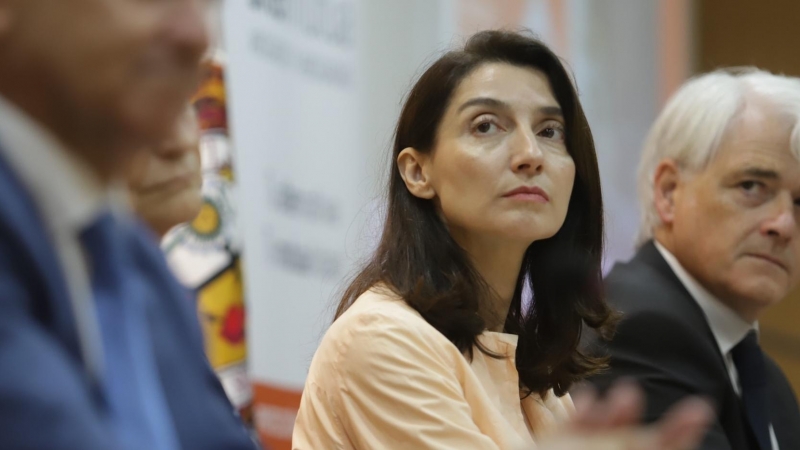 La ministra de Justicia, Pilar Llop, durante un congreso celebrado en Málaga, a 19 de mayo de 2022.