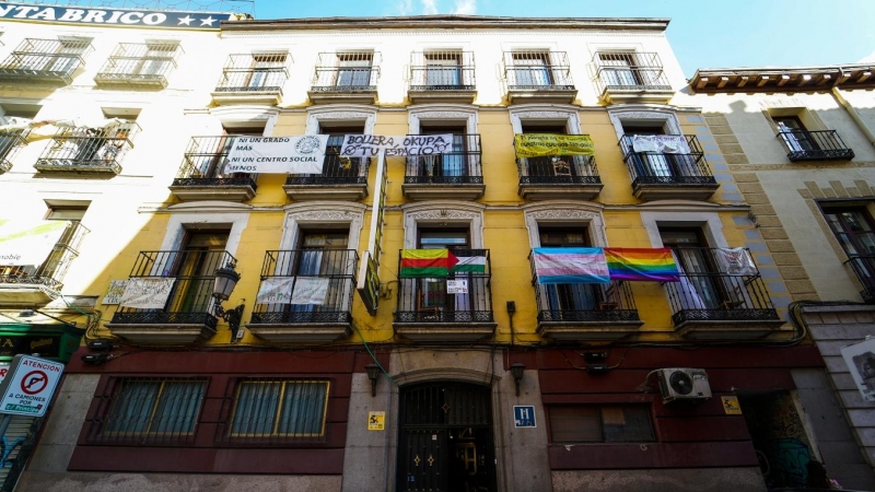 (2/5/2021) El centro social La Ingobernable en su sede de la calle Cruz de Madrid (Archivo).