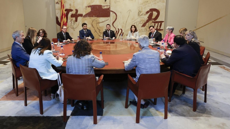 El Consell Executiu extraordinari que ha celebrat el Govern per aprovar el decret que fa front a la sentència del 25% de castellà a les escoles.