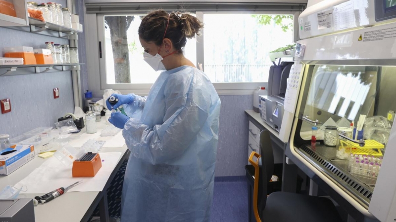 El laboratorio de Arbovirus y enfermedades víricas importantes del Centro Nacional de Microbiología de Madrid, a 27 de mayo de 2022.