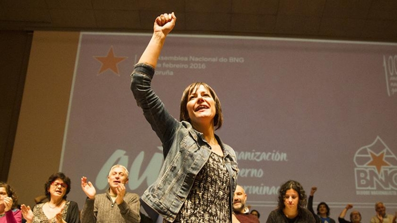 30/5/22 Ana Pontón, el día en que fue elegida portavoz nacional do BNG (2016).