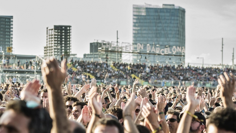 Una imatge d'arxiu d'un concert del Primavera Sound anterior a la pandèmia.