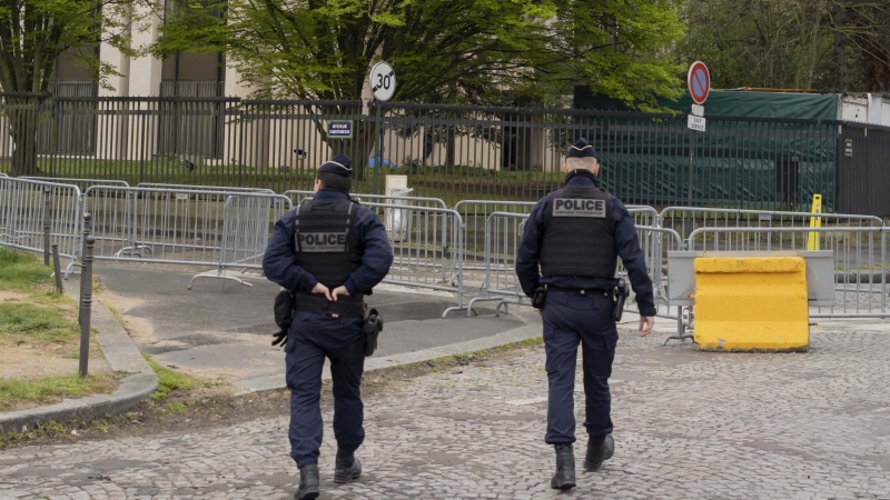 Policías franceses en una fotografía de archivo.