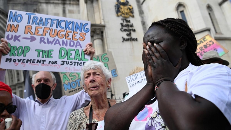 Protestas tribunal Londres