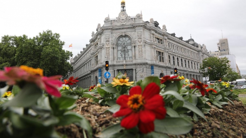 Fotografía de archivo del edificio del Banco de España, en Madrid, a 13 de mayo de 2021.