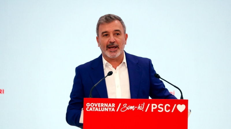 28/05/2022 - Jaume Collboni en una intervenció del recent consell d'alcaldes del PSC.