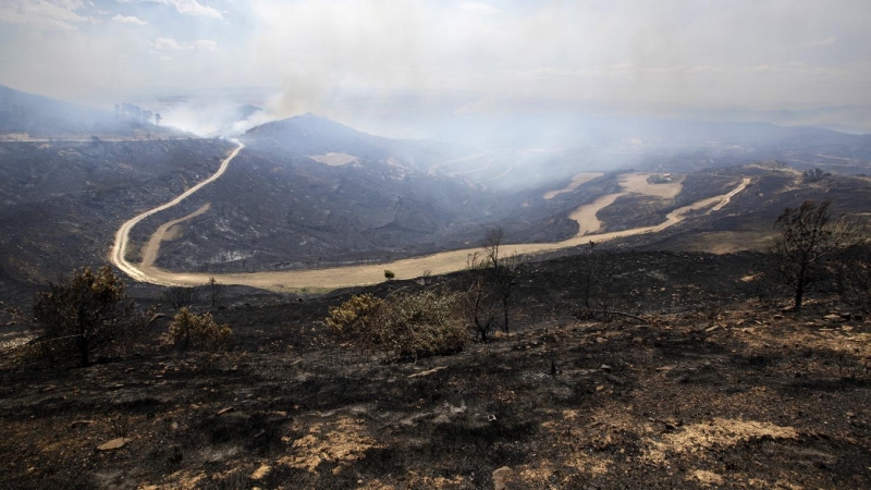 (19/6/22) Incendio en Uxue (Navarra)