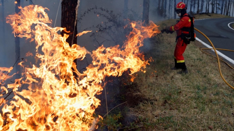 (19/06/22) Incendio en Artazu (Navarra).