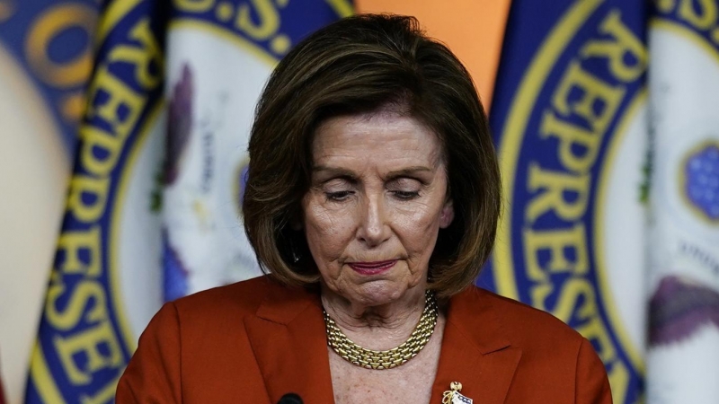 La líder de la mayoría demócrata en la Cámara Baja, Nancy Pelosi.