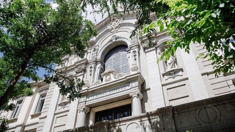 Fachada del edificio del Tribunal Supremo, donde también tiene su sede el Consejo General del Poder Judicial. E.P./Carlos Luján