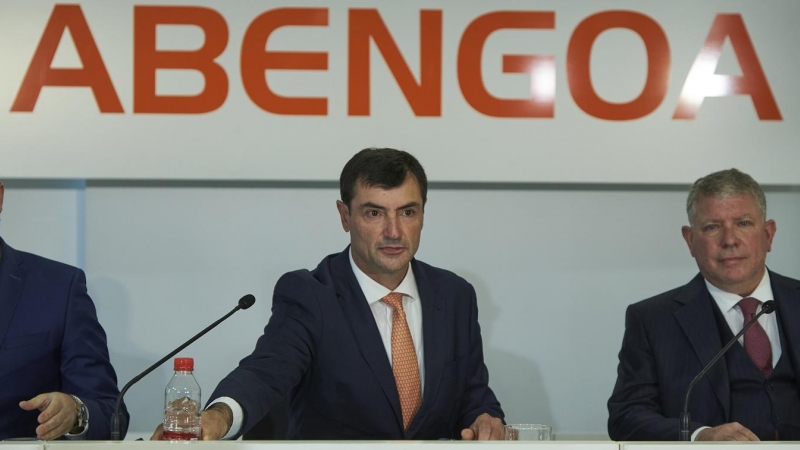 El presidente de Abengoa, Clemente Fernández, durante junta de accionistas de la compañía, en noviembre de 2021. E.P./Joaquin Corchero