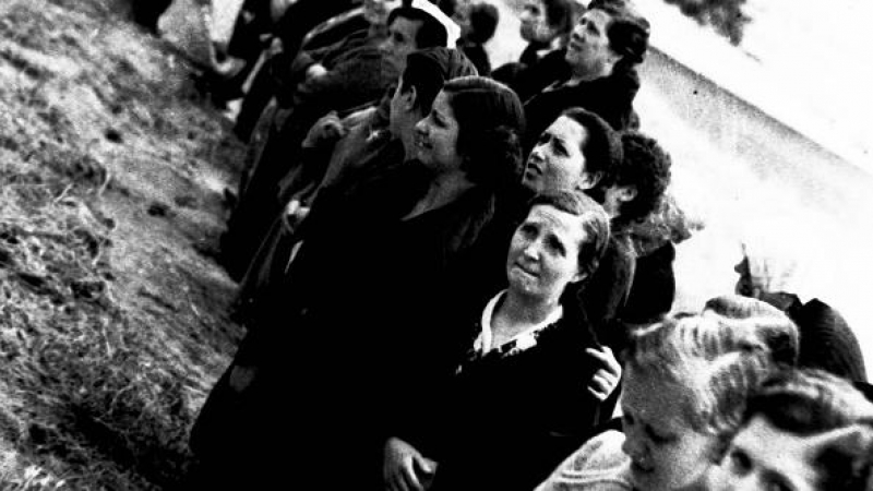 Procesión del Corpus en la Cárcel de Ventas, junio de 1939
