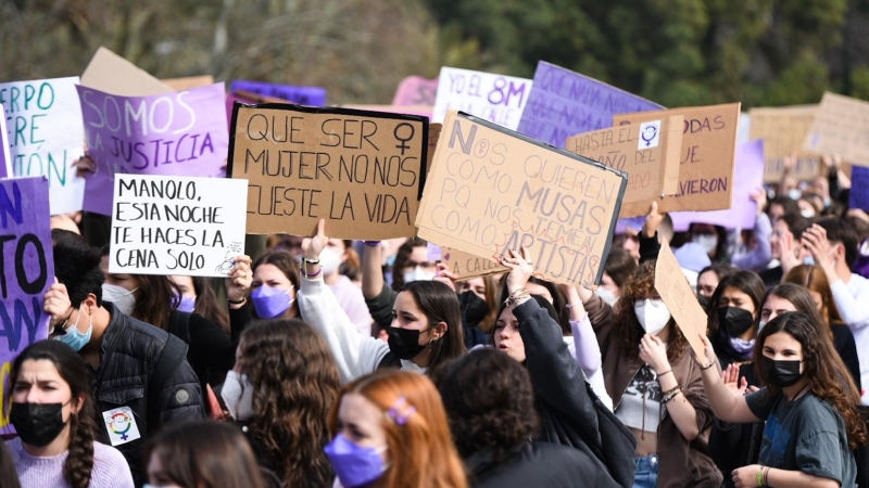 Manifestación por el Día de la Mujer. Imagen de Archivo.