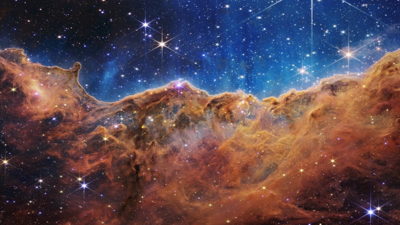 Nebulosa Carina fotografiada por el telescopio James Webb