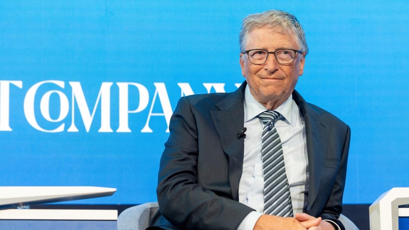 Imagen de Bill Gates en Suiza, a 24 de mayo de 2022.