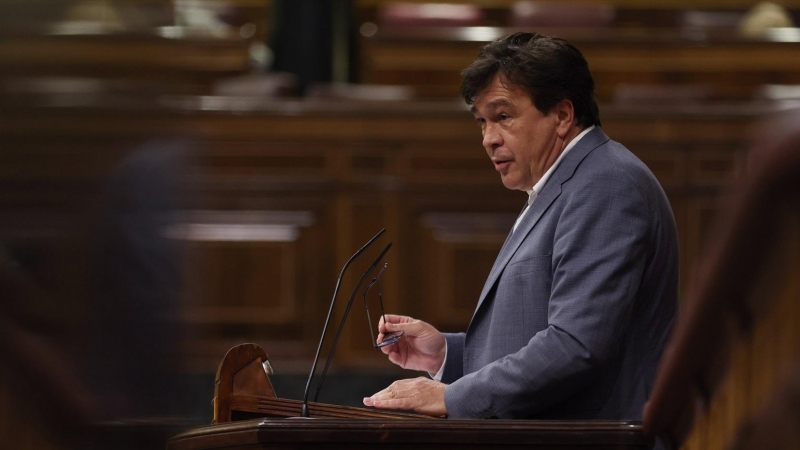 El diputado de Teruel Existe, Tomás Guitarte, interviene en la segunda jornada del Debate sobre el Estado de la Nación este 13 de julio de 2022.