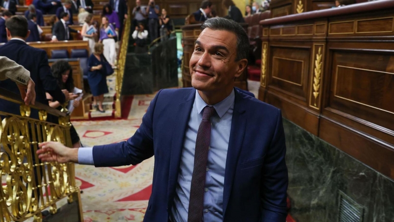 El presidente del Gobierno, Pedro Sánchez, el pasado mes de julio en el Congreso.